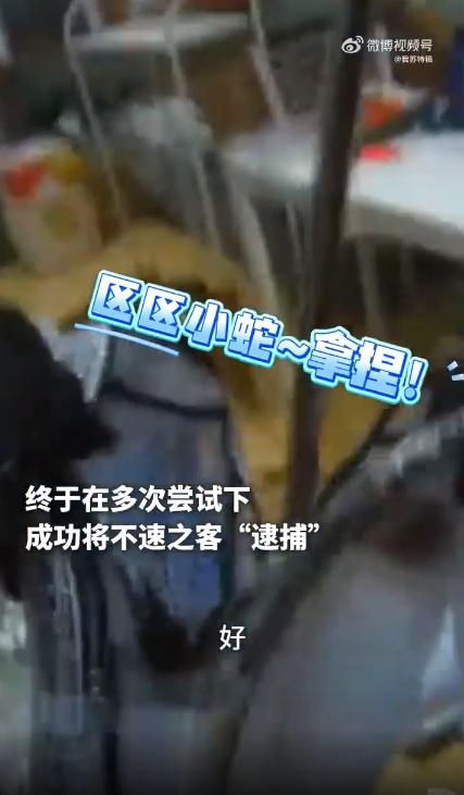 男子网购榴莲快递拆出大蛇